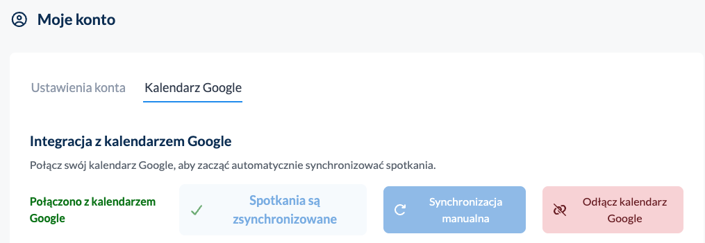 Jak włączyć synchronizację z kalendarzem Google?