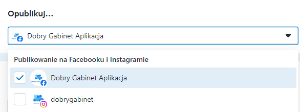 Publikacja posta w mediach społecznościowych